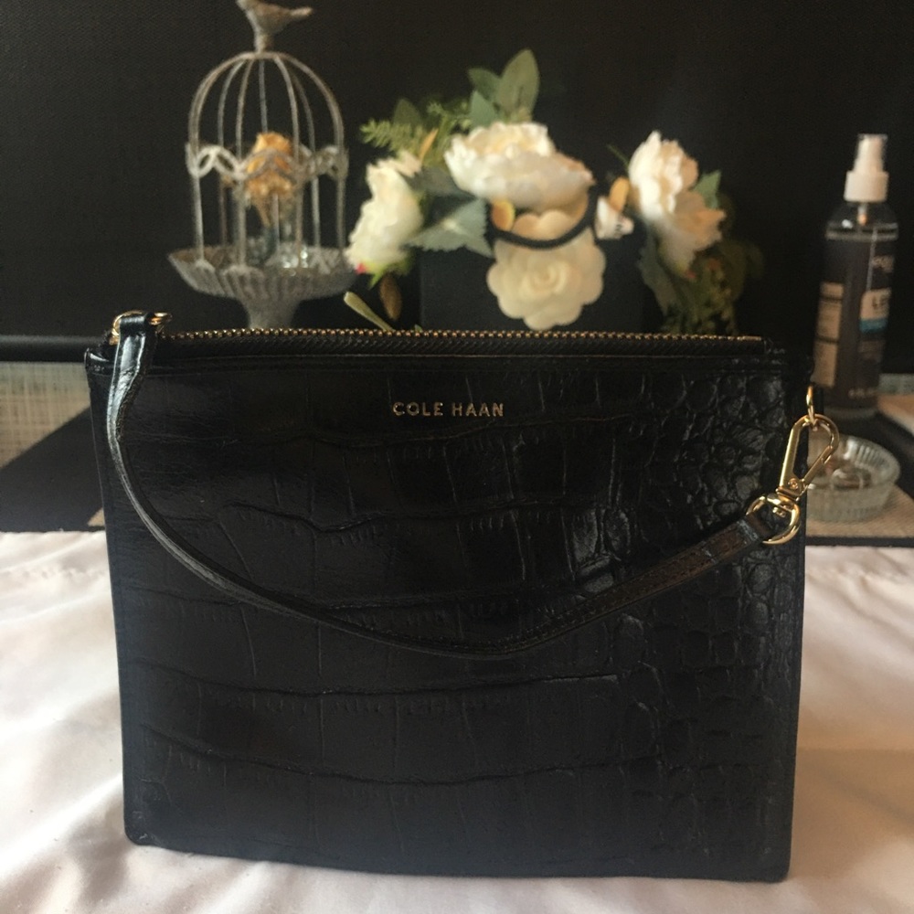 Cole Haan Croc Wristlet